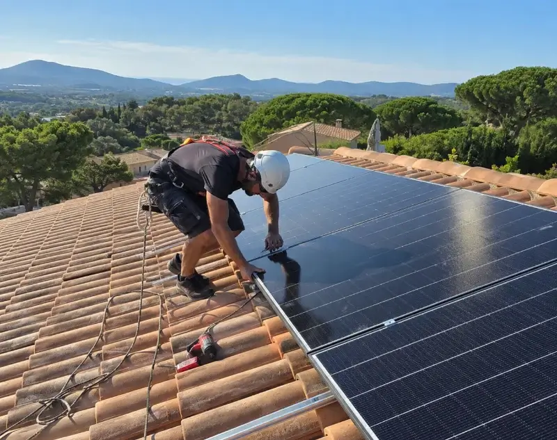 Installateur panneaux solaires Sérénac — pose photovoltaïque sur toiture