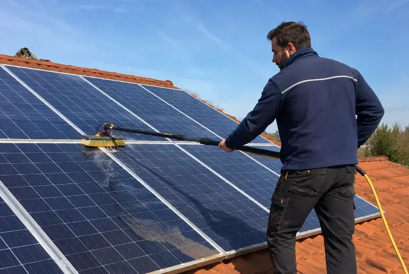 Nettoyage et entretien de panneaux solaires à Sérénac
