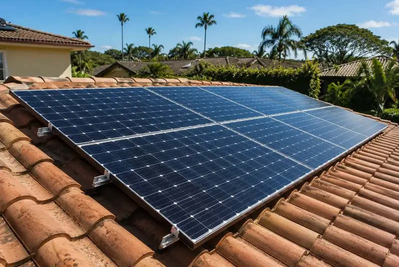 Installation de panneaux solaires à Sérénac