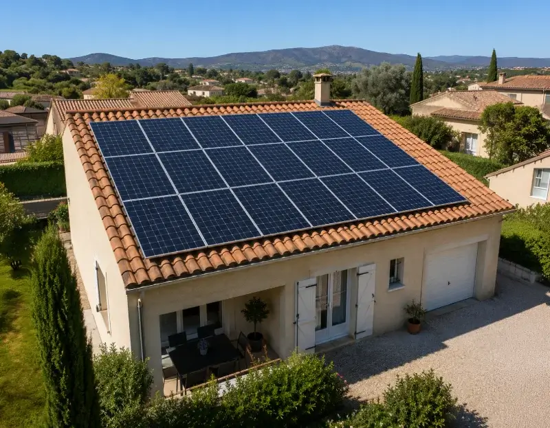 Prime à l'autoconsommation panneaux solaires Sérénac — aide financière de l'État